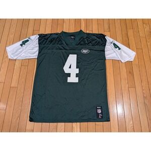 New York Jets Jersey‎ Mens XL NFL Football Brett Favre 4 Reebok Throwback